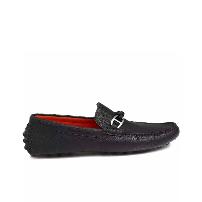 HERMES Alessandro Beanie Shoes Men's Black-1