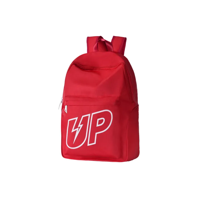 TURN UP Polyester Student Backpack Regular Unisex Red/Green/Purple/Yellow-1