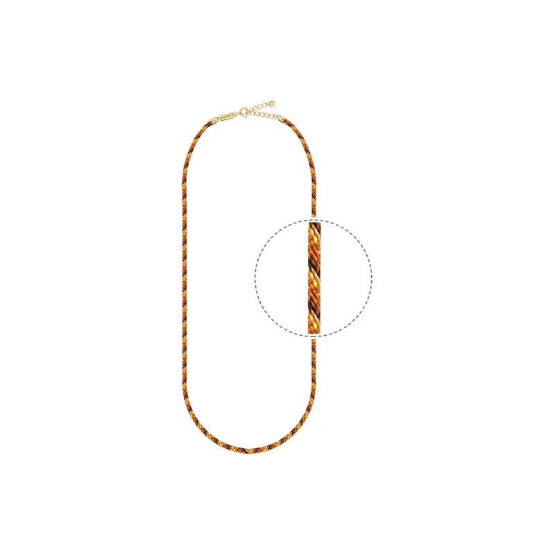 HUIYU Copper Necklaces Unisex Lucky Red/Elegant Black/Tiger Pattern Rope-7