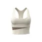 Peach Multicolor Bra-Ivory White