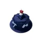 Denim Cherry Hair Clip (Flame Resistant) Birthday Hat