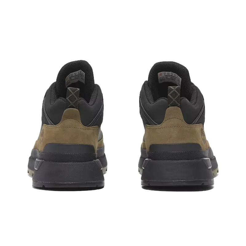 Timberland Field Trekker Anti-Slip Wear-Resistant Mid-Top Casual Shoes Men's Brown Black-4