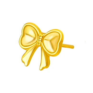 DEMONE 18K Gold Stud Earrings Women's-7
