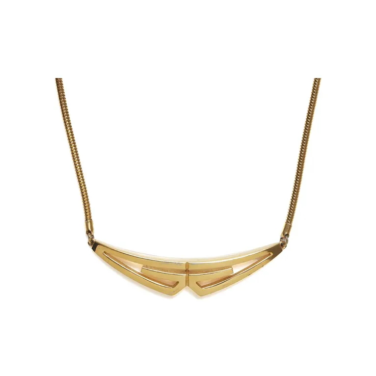 Givenchy Pre Owned 1990s 4G pendant Necklace-0