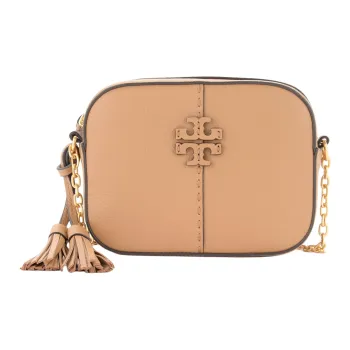 TORY BURCH Cow Leather Camera Bag Shoulder Bag Crossbody Bag Women's Brown