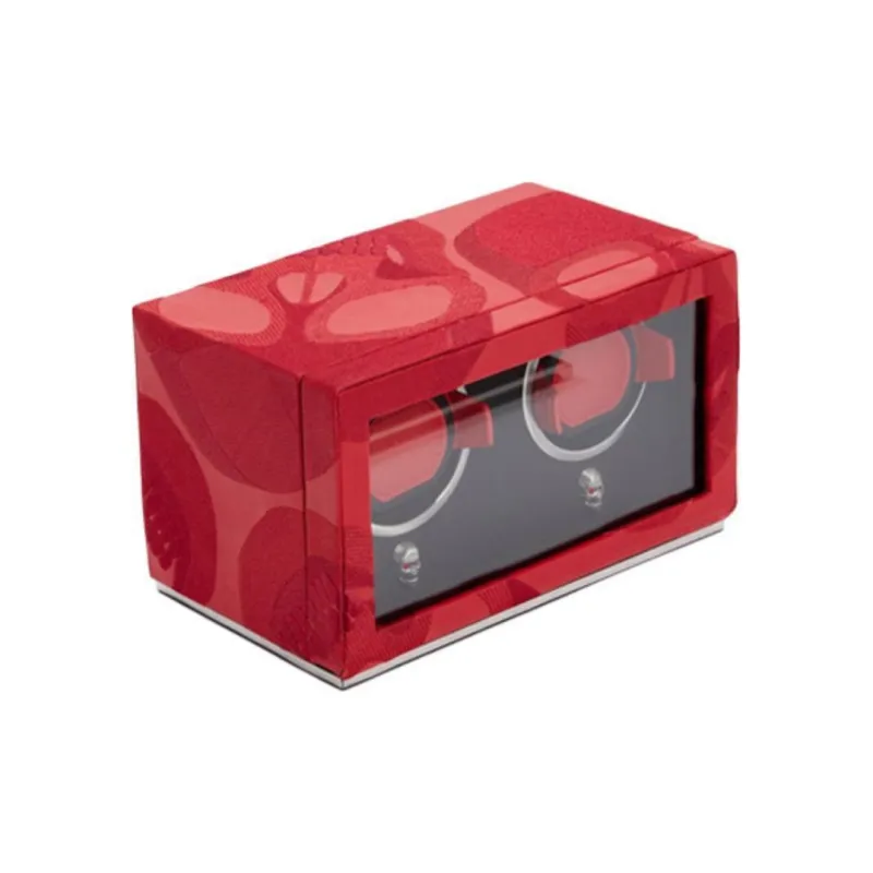 WOLF 2 Bits Watch Winder Red Unisex-2