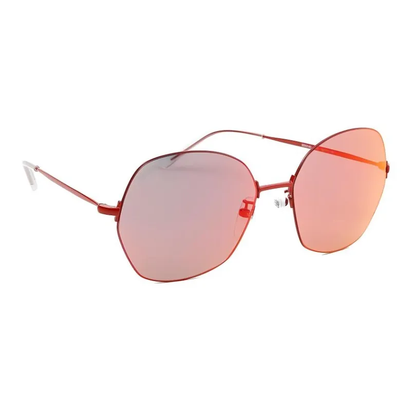 Balenciaga Round Frame Metal Sunglasses-1