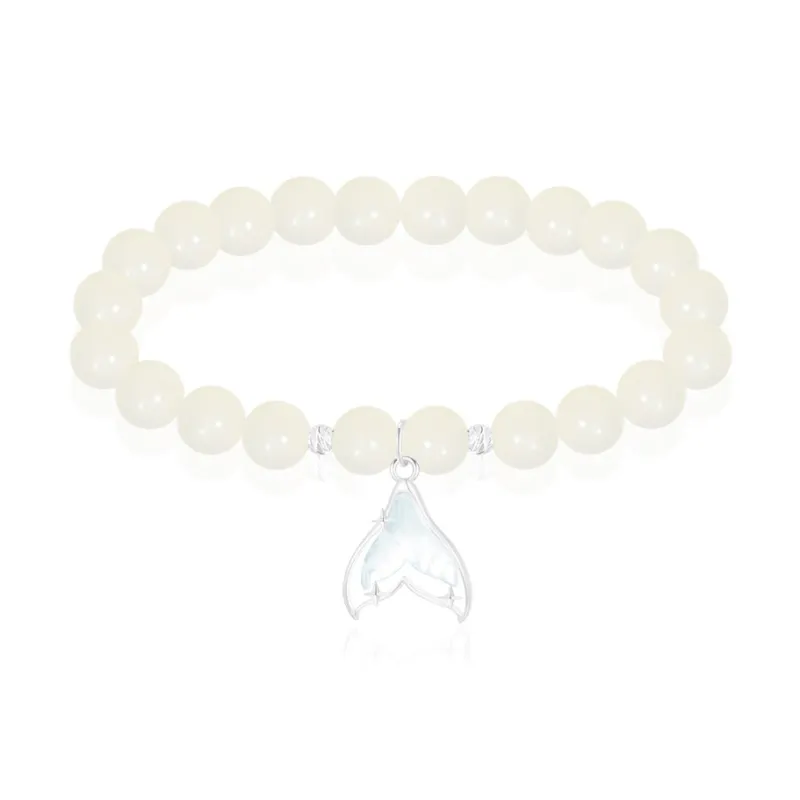 Cuz Strange Intention White Jade Bodhi Hand Accessory Women's-1
