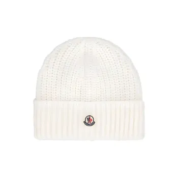 Moncler Wool Beanies Women's White