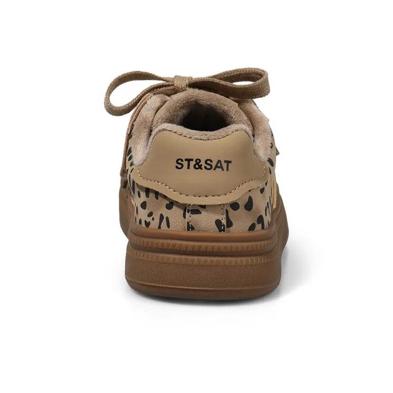 ST&SAT Slip Resistant Anti Kick Wear Resistant Warm Low Top Kids' Skateboarding Shoes Kids'-11