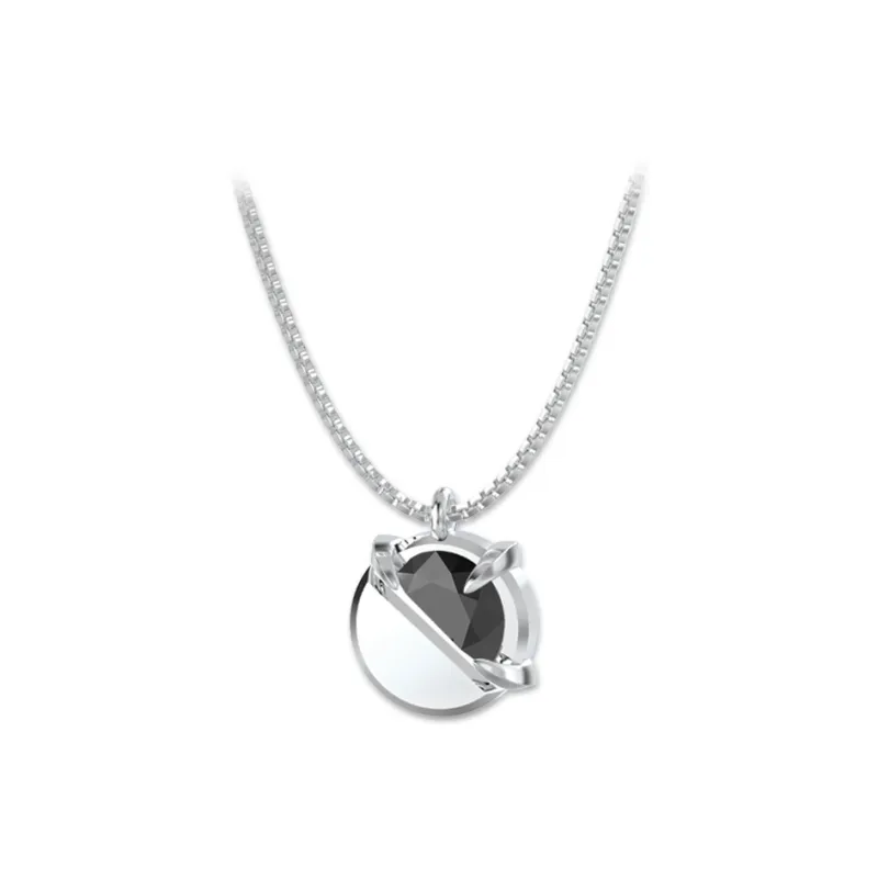 Mistova JEWELRY S925 Silver Semi Precious Stone Necklace Unisex-1