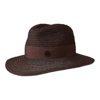 Maison Michel Virginie Straw Fedora Hat