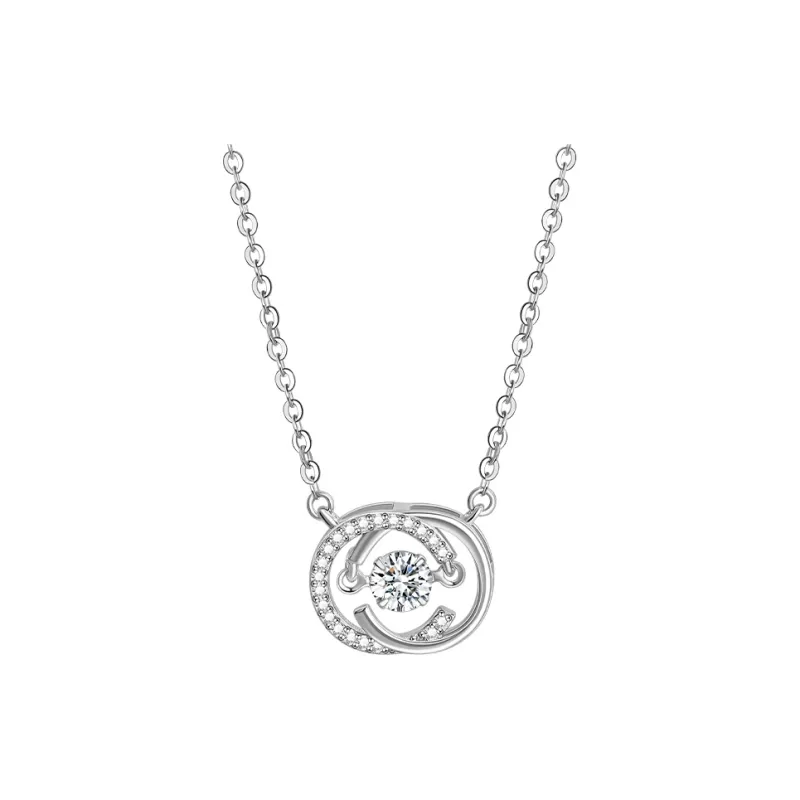 Chinese Jewelry 925 Sterling Silver Necklaces Women's-0