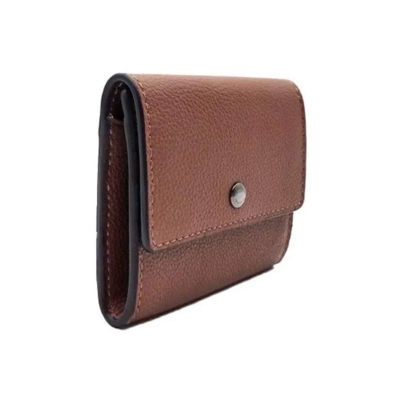 COACH Cow Leather Wallet Men's Brown-1
