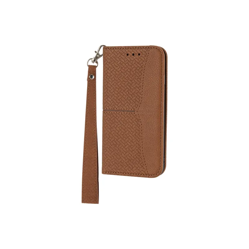 ZHUOJI Leather Material Woven Strong Magnetic Skin Case Phone Case Compatible With Xiaomi 14/Xiaomi 14T Pro-2