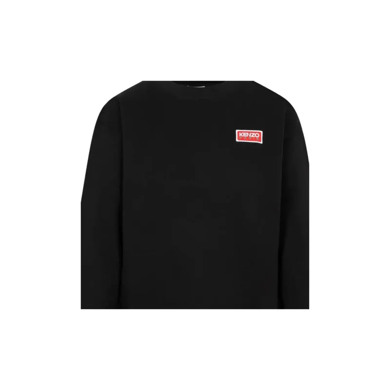 KENZO Logo Detailed Crewneck Sweatshirt-4