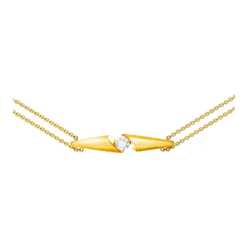 ICE ROCK Titanium Steel Necklaces Women's
