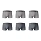6 Pack (3 Zinc Gray+3 Heather Gray)