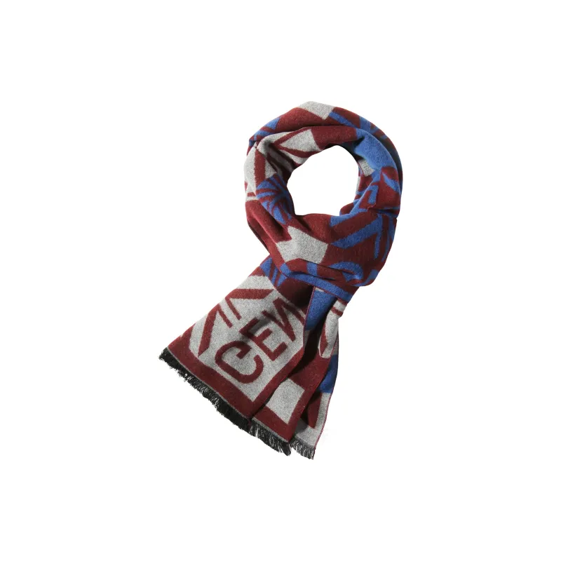Shanghai Story Polyester Knit Scarves Men's-34