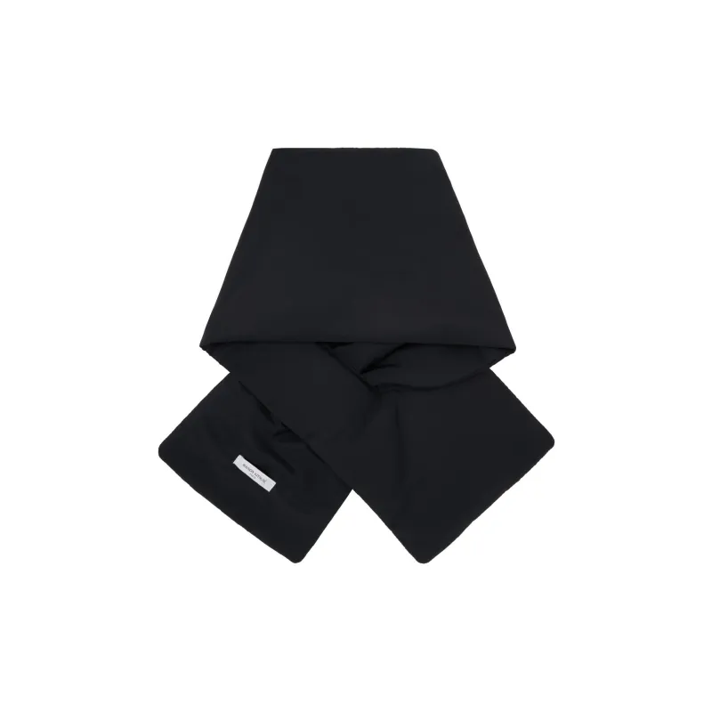 Maison Kitsune Logo Embroidered Puffer Scarf-1
