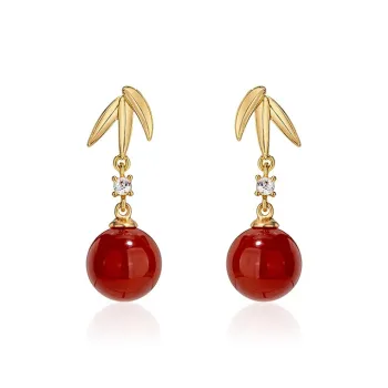 Encounter Gift Agate Jade Earrings Women's