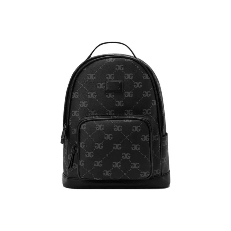 GXG PU Backpack Medium Size Men's Black-0