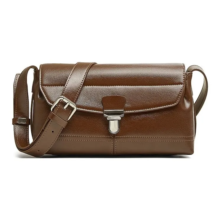 BASTO PU Small Square Bag Crossbody Bags Medium Size Women's Brown/Coffee-0