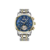 Steel Band Blue Dial