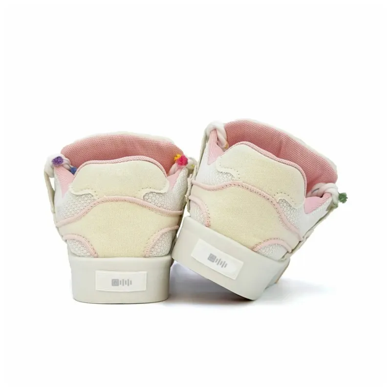 Circle Small Cushioned Wear-Resistant Lightweight Height Increasing Low-Top Skateboard Shoes Women's Box Included-26