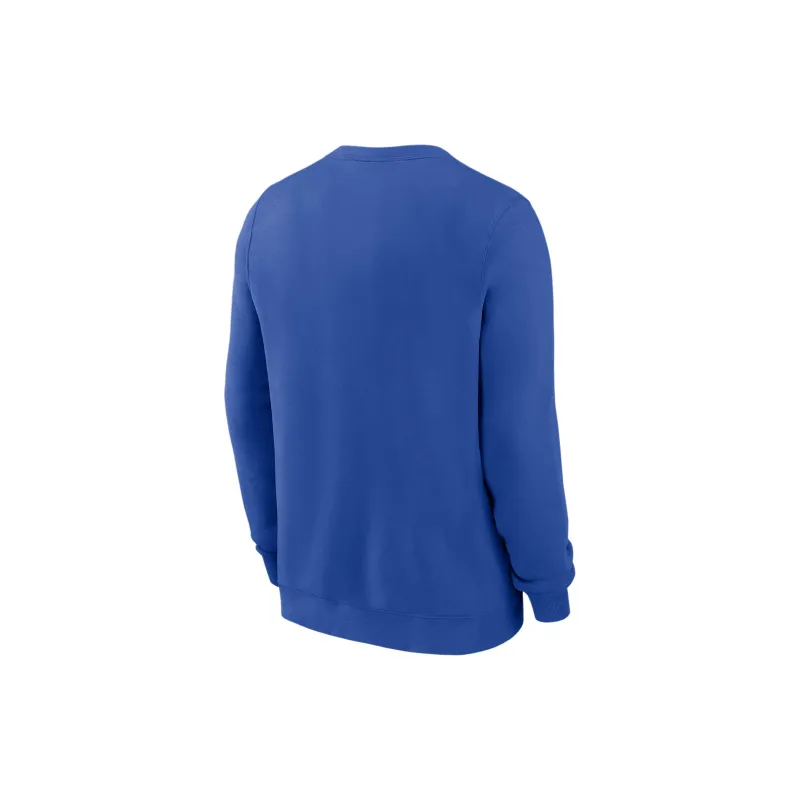 Nike Duke Blue Devils Arched Seal Men's Nike College Pullover Crew-1