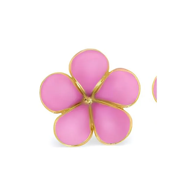 Oscar De La Renta Flower Stud Earrings-2