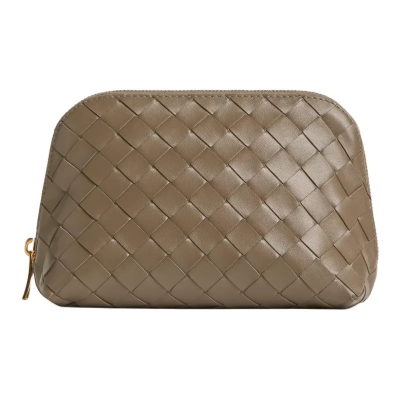 Bottega Veneta Intrecciato Calfskin Clutch Medium Size Women's Pinecone-0