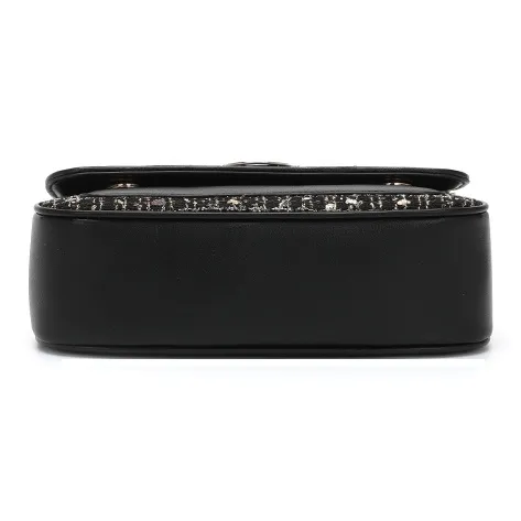 BETTINA VIVIAN PU Laminated Textile Crossbody Bag Regular Women's Black-6
