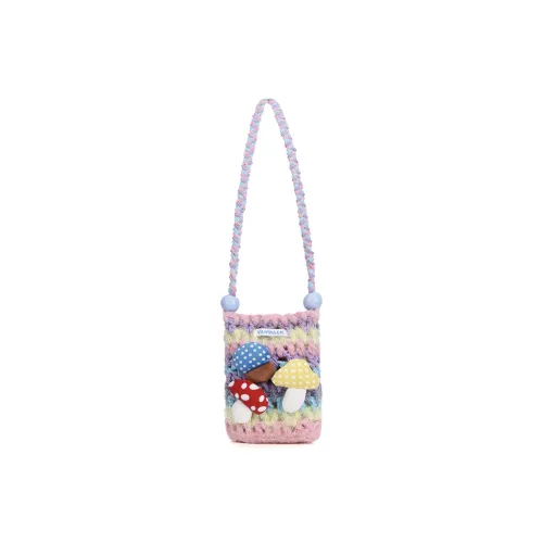 VANWALK Acrylic Shoulder Bag Women's Rainbow Mushroom