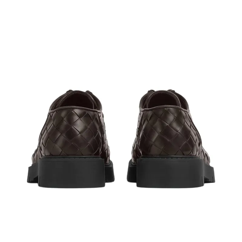 Bottega Veneta Haddock Casual Shoes 4cm Men's Brown-3