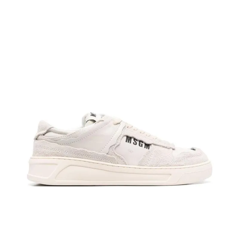 MSGM Logo Printed Low Top Sneakers-1