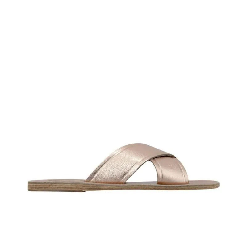 ANCIENT GREEK SANDALS Other Quiet Slide Slippers Women's Pink Gold-1