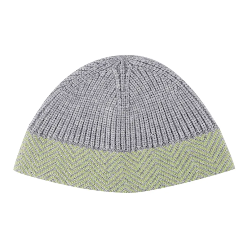 Pepsi Acrylic Beanies Unisex Khaki/Light Gray-4