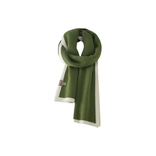 PISHUSHU Polyester Knit Scarves Unisex