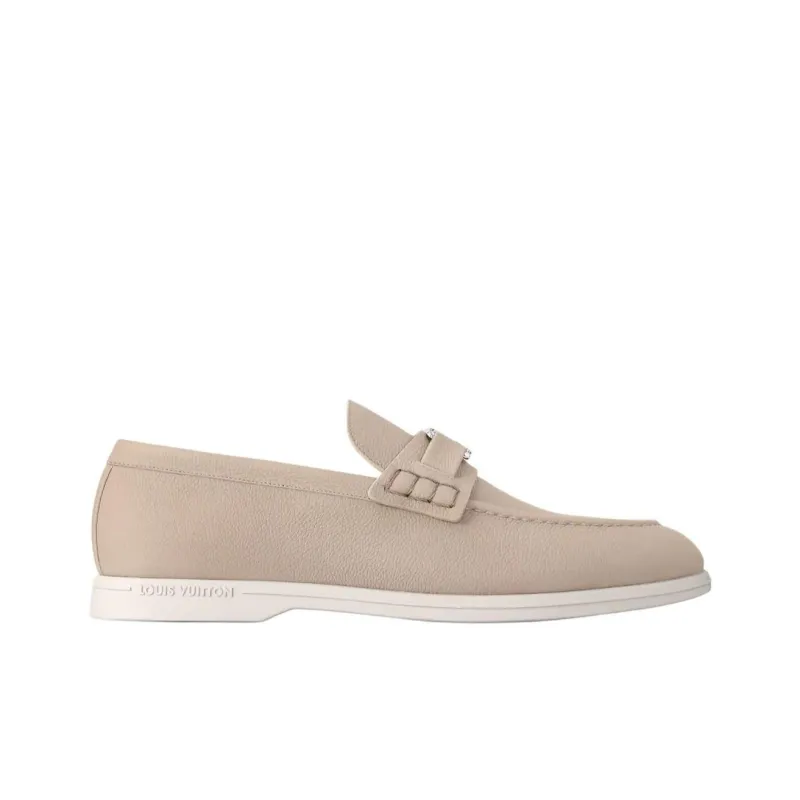 LOUIS VUITTON Estate Loafers Men's Beige-1