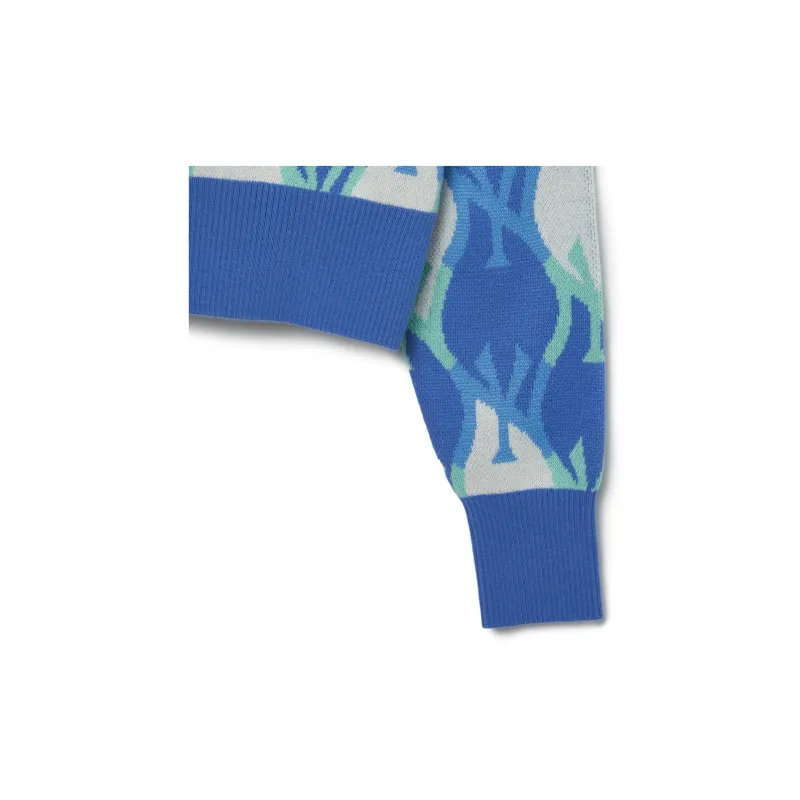 MLB New York Yankees Knitwear Women's Light Blue-2