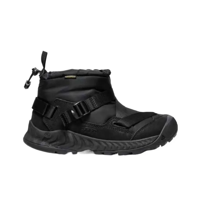 KEEN HOODZERRA II Thermal Abrasion Resistant Short Snow Boots Women's Black-1