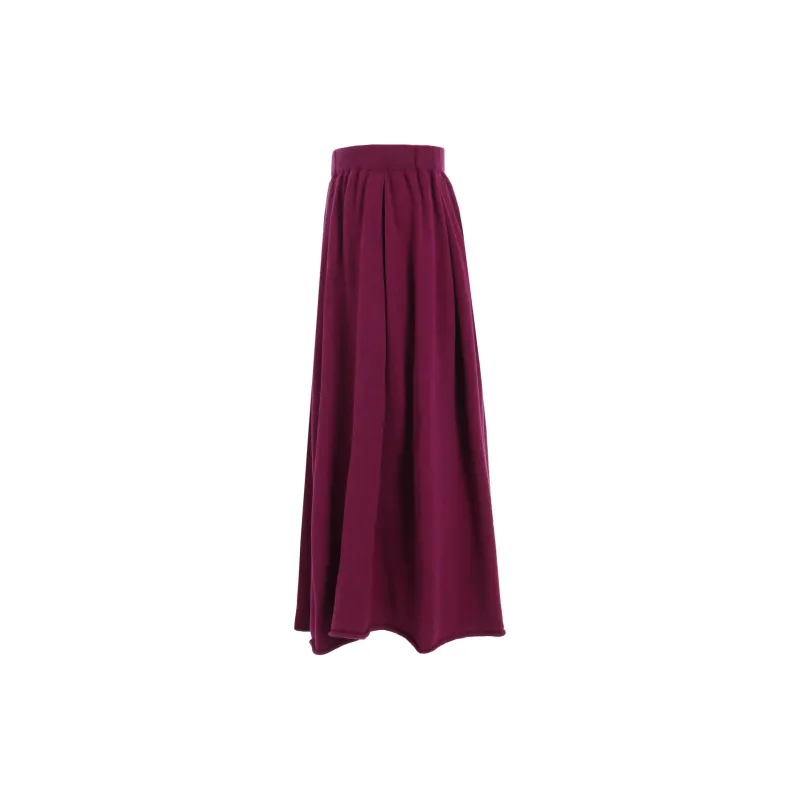 Yohji Yamamoto Y's FW24 Knit Long Skirt Women's Purple-2