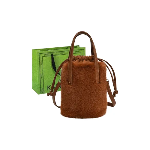 KARUISHA Plush Shoulder Bag Crossbody Bag Handbag Women's Multicolor