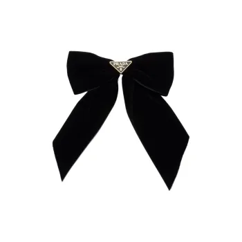 PRADA Velvet Bow Hair Clip
