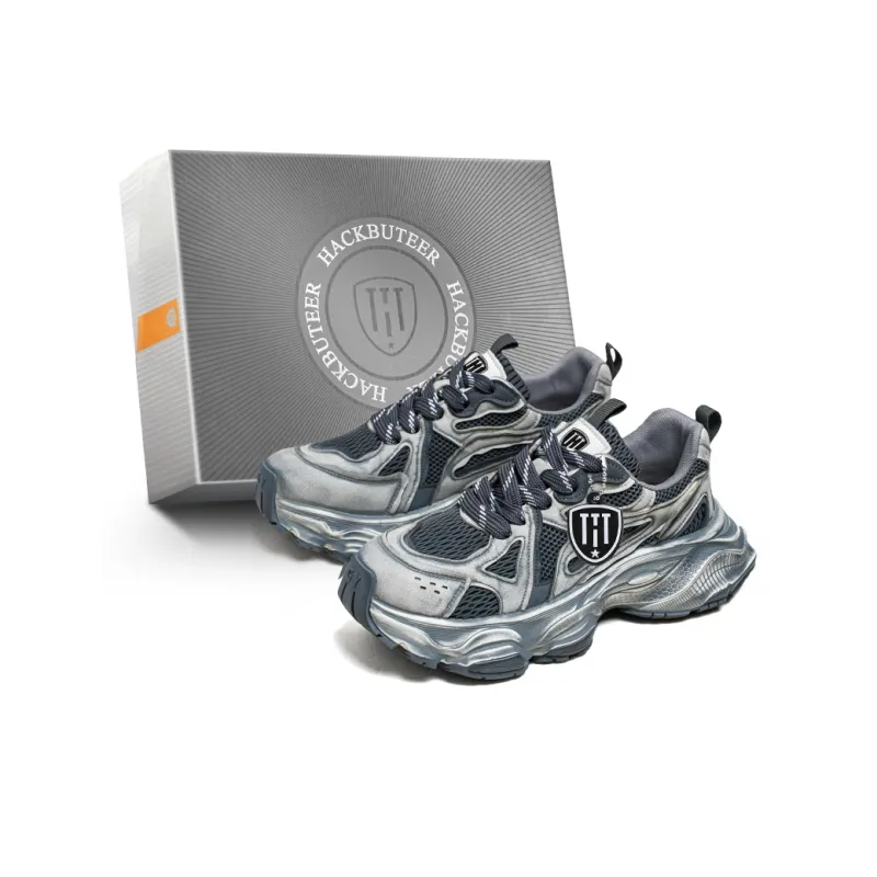 HACKBUTEER Low-Top Chunky Sneakers Men's Box-4