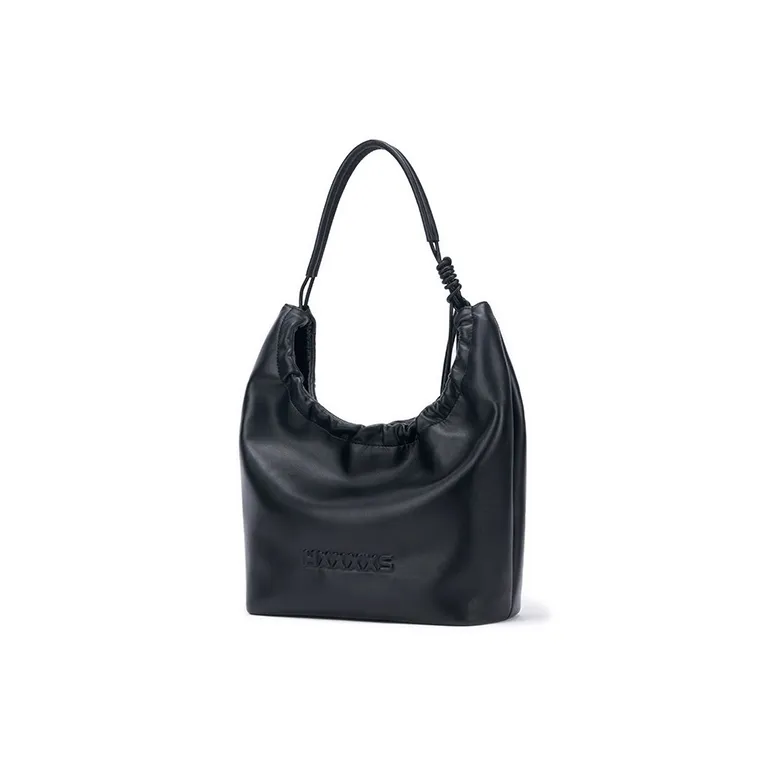 HXXXXS Cow Leather Shoulder Bag, Handbag Regular Women's Black-3