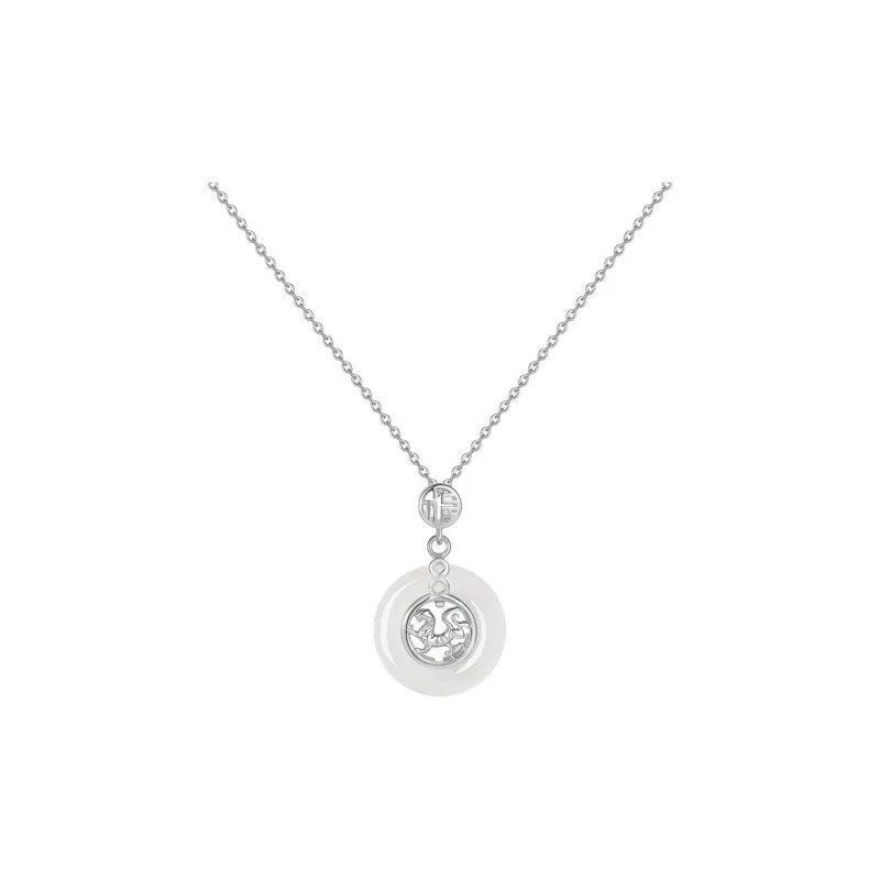 Asia Star Chalcedony Necklaces Unisex-4