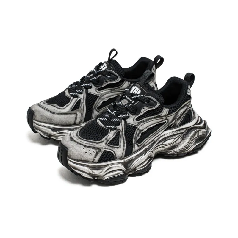 HACKBUTEER Low-Top Chunky Sneakers Men's Box-3