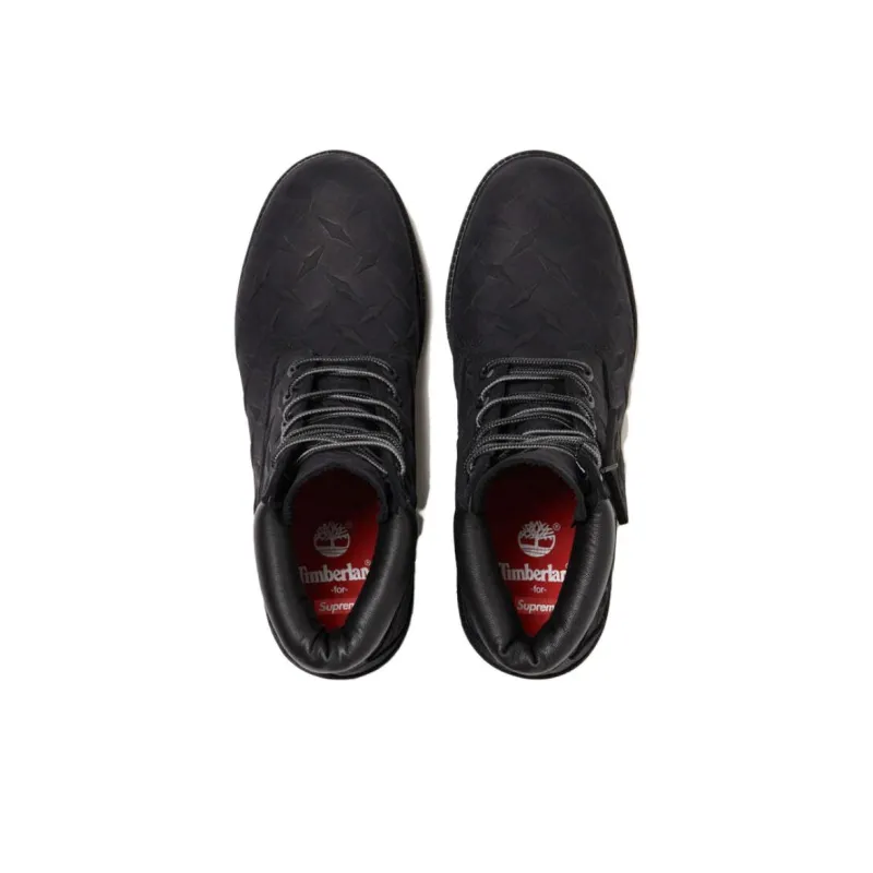 Timberland 6' Premium Waterproof Boot Supreme Diamond Plate Black-2